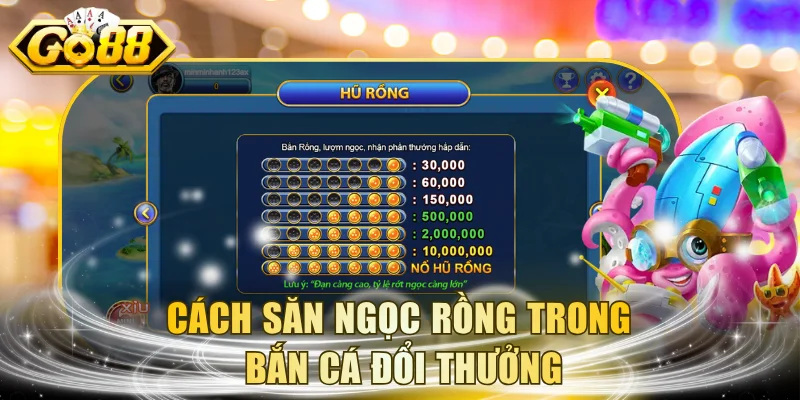 Cách săn Ngọc Rồng trong bắn cá đổi thưởng