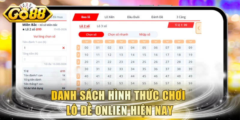 Tổng hợp hình thức cược phổ biến hiện nay